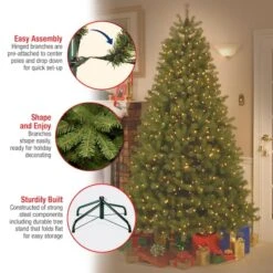 6 Ft. Pre-Lit Feel Real® Downswept Douglas Fir Full Artificial Christmas Tree, Clear Lights -Michaels Store D048070S 16