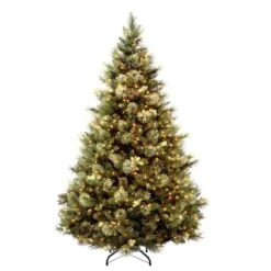 6.5ft. Pre-Lit Carolina Pine Artificial Christmas Tree, Clear Lights