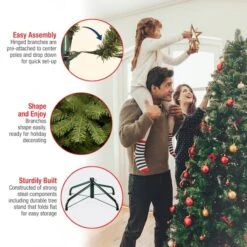 7ft. Pre-Lit Dunhill® Fir Artificial Christmas Tree, Clear Lights 13 7ft. Pre-Lit Dunhill® Fir Artificial Christmas Tree, Clear Lights -Michaels Store D228350S 16