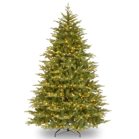 9ft. Pre-Lit Feel-Real® Nordic Spruce® Medium Artificial Christmas Tree, Clear Lights 1 9ft. Pre-Lit Feel-Real® Nordic Spruce® Medium Artificial Christmas Tree, Clear Lights