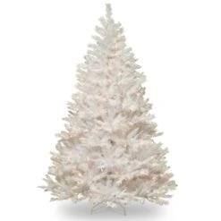 6.5ft. Pre-Lit Winchester White Pine Artificial Christmas Tree, Clear Lights
