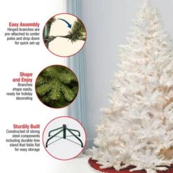6.5ft. Pre-Lit Winchester White Pine Artificial Christmas Tree, Clear Lights -Michaels Store D228592S 16