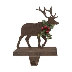 Glitzhome® 6.5" Reindeer Stocking Holder