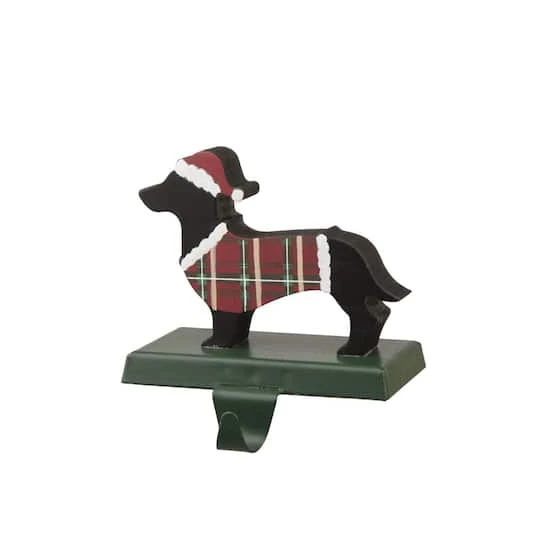 Glitzhome® 6" Dachshund Stocking Holder 2 Glitzhome® 6" Dachshund Stocking Holder - Image 2