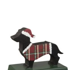 Glitzhome® 6" Dachshund Stocking Holder 11 Glitzhome® 6" Dachshund Stocking Holder -Michaels Store D231667S 5