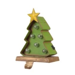 Glitzhome® 7.5" Marquee LED Tree Stocking Holder -Michaels Store D231685S 3