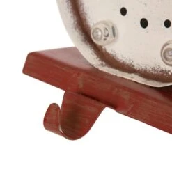 Glitzhome® 7.5" Marquee LED Snowman Stocking Holder 14 Glitzhome® 7.5" Marquee LED Snowman Stocking Holder -Michaels Store D231689S 6