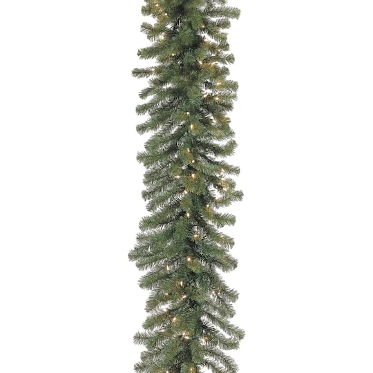 9ft. Pre-Lit Deluxe Windsor Pine Garland 1 9ft. Pre-Lit Deluxe Windsor Pine Garland