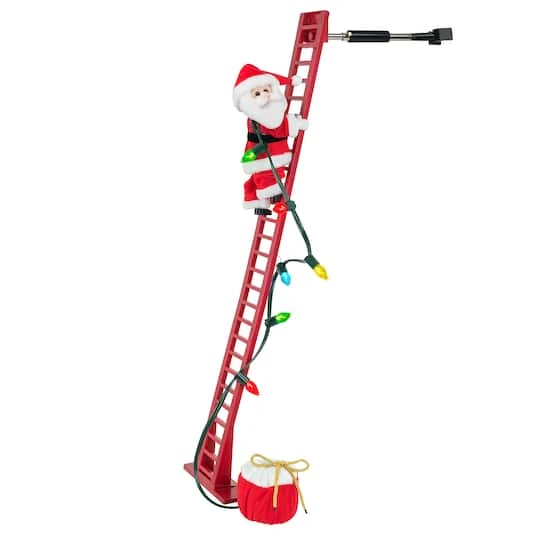 40" Super Climbing Plush Santa 2 40" Super Climbing Plush Santa - Image 2
