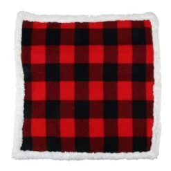 Northlight Black & Red Buffalo Plaid Throw Pillow Cover