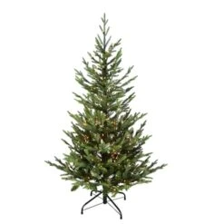 4.5ft. Pre-Lit Natural Fir Artificial Christmas Tree Insta-Shape®, Clear Lights 11 4.5ft. Pre-Lit Natural Fir Artificial Christmas Tree Insta-Shape®, Clear Lights -Michaels Store D248350S 5
