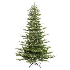 7.5ft. Pre-Lit Aspen Fir Artificial Christmas Tree, Warm White Lights