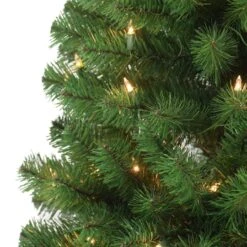 7.5ft Pre-Lit Northern Fir Pencil Artificial Christmas Tree, Clear Lights -Michaels Store D248439S 22