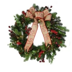 30" Pre-Lit Decorated Wreath -Michaels Store D248476S 5