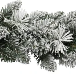 9ft. Flocked Spruce Garland -Michaels Store D248496S 3