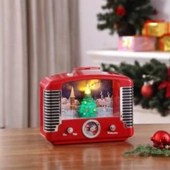 Lighted Christmas Holiday Radio -Michaels Store D250142S 2