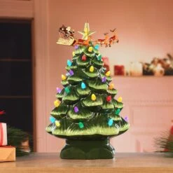 Animated Nostalgic Christmas Tree -Michaels Store D250245S 2