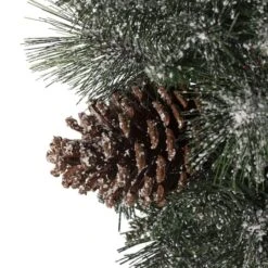 Glitzhome® 24" LED Glittered Pinecone Christmas Wreath -Michaels Store D251177S 6