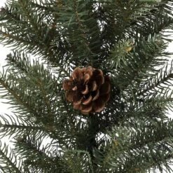 Glitzhome® 9ft. LED Greenery Pinecone Christmas Garland With Timer -Michaels Store D251181S 4