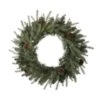 Glitzhome® 24" LED Greenery & Pinecone Christmas Wreath