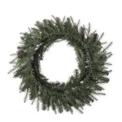Glitzhome® 24" LED Greenery & Pinecone Christmas Wreath 11 Glitzhome® 24" LED Greenery & Pinecone Christmas Wreath -Michaels Store D251184S 4