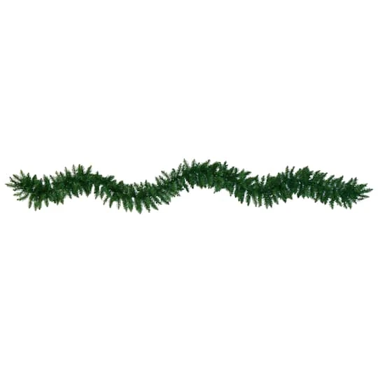 9ft. Pre-Lit Pine Artificial Garland With Warm White LED Lights 4 9ft. Pre-Lit Pine Artificial Garland With Warm White LED Lights - Image 4