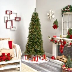 7.5ft. Pre-Lit Cashmere Fir Artificial Christmas Tree, Clear Lights -Michaels Store D251274S 15