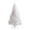 6ft. Pre-Lit White Artificial Christmas Tree, Clear LED Lights