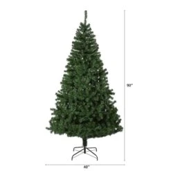 7.5ft. Pre-Lit Northern Tip Pine Artificial Christmas Tree, Clear LED Lights -Michaels Store D251346S 2