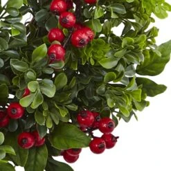 24" Berry Boxwood Wreath -Michaels Store D251366S 13