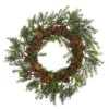 22" Cedar & Pinecone Artificial Wreath
