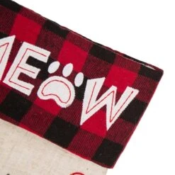 Glitzhome® 21" LED Cat Christmas Stockings, 2ct. -Michaels Store D252863S 4