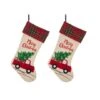Glitzhome® 21" Truck & Tree Christmas Stockings, 2ct.