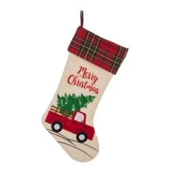 Glitzhome® 21" Truck & Tree Christmas Stockings, 2ct. 12 Glitzhome® 21" Truck & Tree Christmas Stockings, 2ct. -Michaels Store D252872S 3