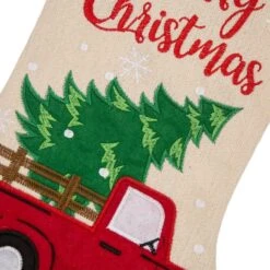 Glitzhome® 21" Truck & Tree Christmas Stockings, 2ct. 15 Glitzhome® 21" Truck & Tree Christmas Stockings, 2ct. -Michaels Store D252872S 6