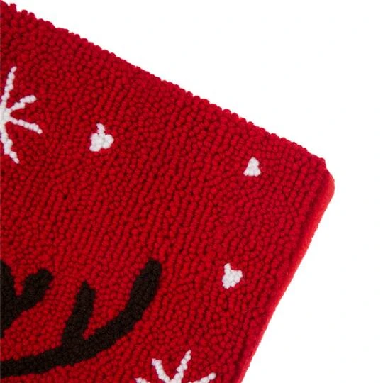 Glitzhome® 20" Red Reindeer Stockings, 2ct. 8 Glitzhome® 20" Red Reindeer Stockings, 2ct. - Image 8