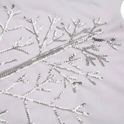 Glitzhome® White Fleece Christmas Stocking & Tree Skirt Set 14 Glitzhome® White Fleece Christmas Stocking & Tree Skirt Set -Michaels Store D252909S 6