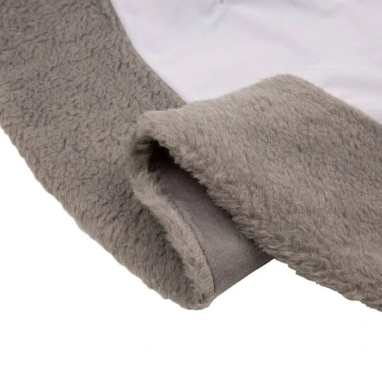 Glitzhome® White Fleece Christmas Stocking & Tree Skirt Set 8 Glitzhome® White Fleece Christmas Stocking & Tree Skirt Set - Image 8