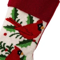 Glitzhome® 21" Cardinal Hooked Stocking -Michaels Store D252948S 3