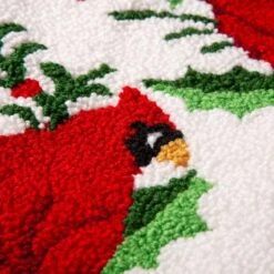 Glitzhome® 21" Cardinal Hooked Stocking -Michaels Store D252948S 5