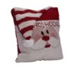 Glitzhome® 14" Hooked 3D Santa Pillow