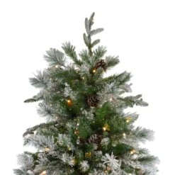 Northlight 6.5ft. Pre-Lit Mixed Rose Mary Emerald Angel Pine Artificial Christmas Tree, Clear LED Lights -Michaels Store D253638S 14