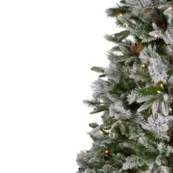 Northlight 6.5ft. Pre-Lit Mixed Rose Mary Emerald Angel Pine Artificial Christmas Tree, Clear LED Lights -Michaels Store D253638S 15