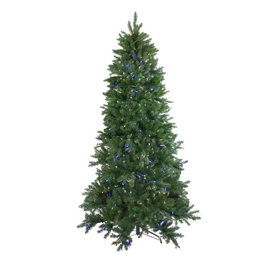 Northlight 9ft. Pre-Lit Neola Fraser Fir Artificial Christmas Tree, Dual LED Lights With Instant Connect Technology 6 Northlight 9ft. Pre-Lit Neola Fraser Fir Artificial Christmas Tree, Dual LED Lights With Instant Connect Technology - Image 6