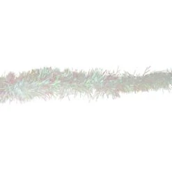 Northlight 50ft. White Iridescent Tinsel Garland 10 Northlight 50ft. White Iridescent Tinsel Garland -Michaels Store D253714S 12