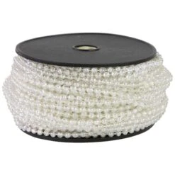 Northlight 100ft. Shiny Clear Iridescent Beaded Garland -Michaels Store D253716S 11