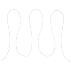 Northlight 100ft. Shiny Clear Iridescent Beaded Garland -Michaels Store D253716S 12