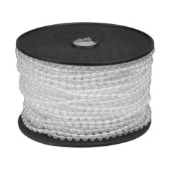 Northlight 100ft. Shiny Clear Iridescent Beaded Garland -Michaels Store D253716S 2