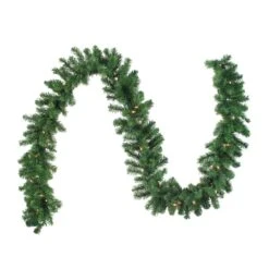 Northlight 9ft. Clear Dura Lit® Lighted Oak Creek Pine Garland -Michaels Store D253719S 11