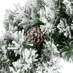 Northlight 24" Flocked Angel Pine & Pinecones Wreath 17 Northlight 24" Flocked Angel Pine & Pinecones Wreath -Michaels Store D253733S 16